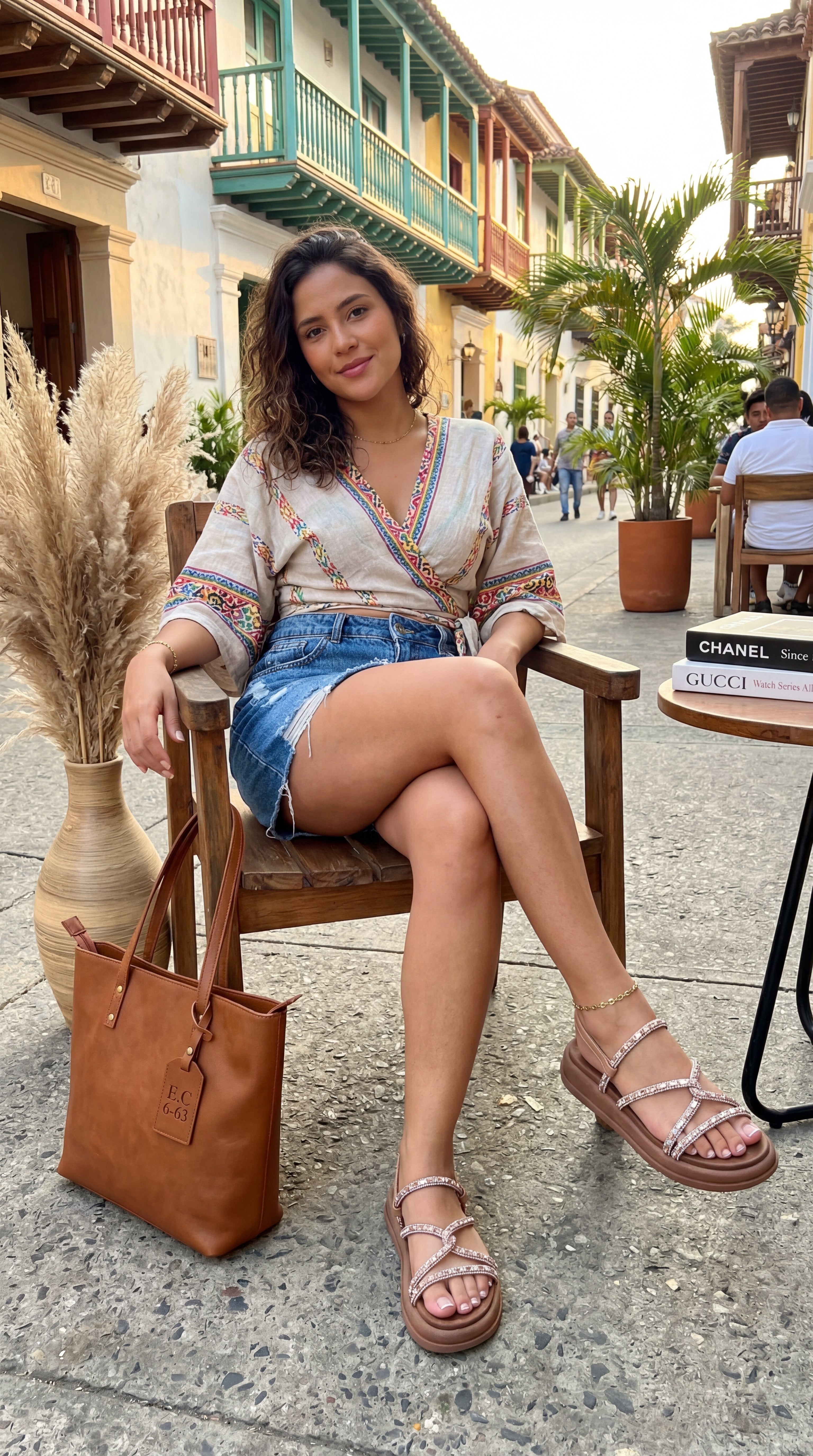 Sandalia LILI Strass Brillantes – Calzado Femenino Plataforma con Piedras